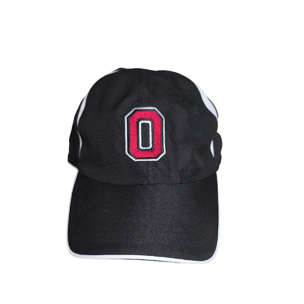 Ohio State Buckeyes Block O Black Baseball Cap Adjustable Hat